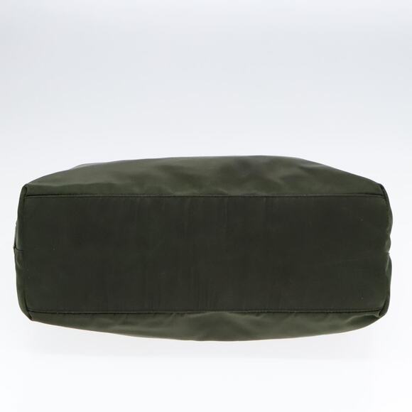 PRADA Hand Bag Nylon Green Clear Silver - Picture 5 of 16